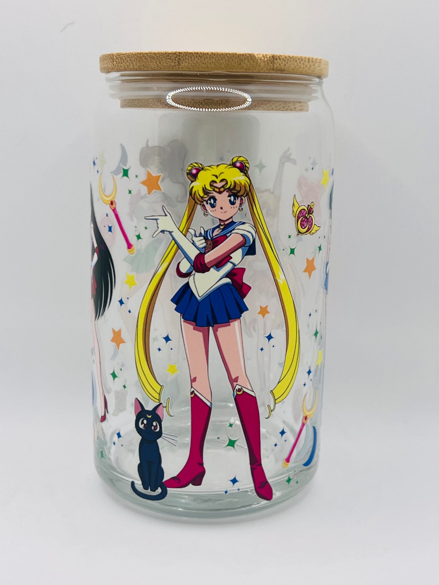 Sailor moon 16oz Glass Tumbler